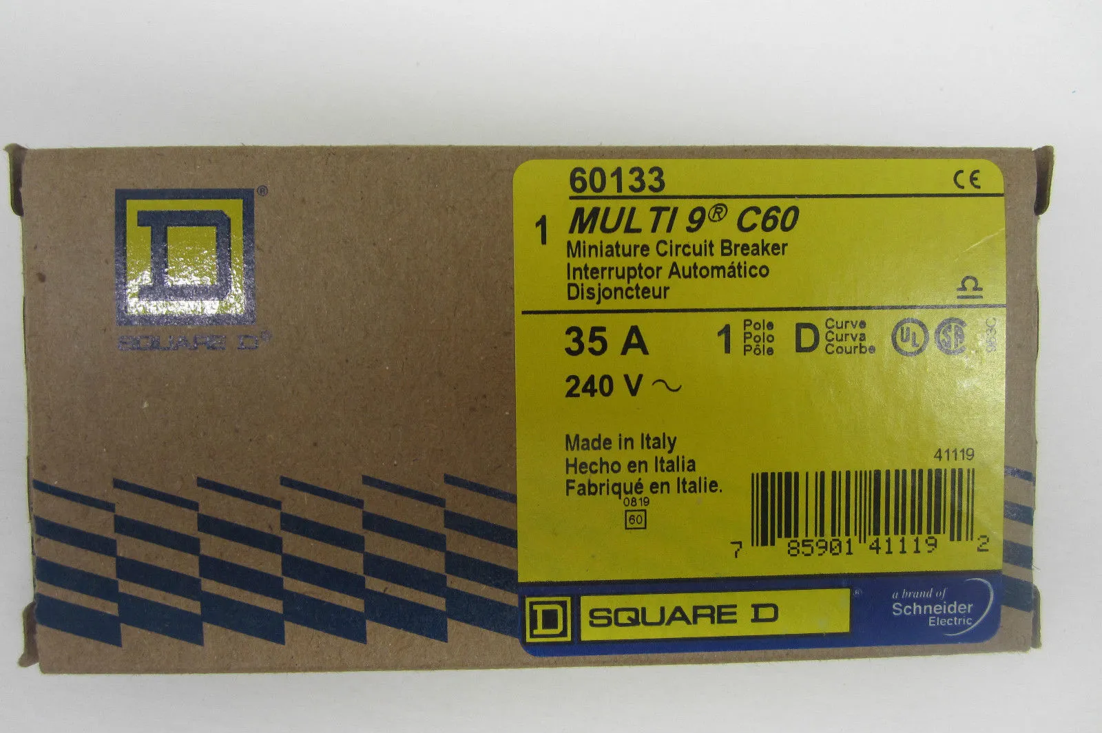 NEW SQUARE D 60133 CIRCUIT BREAKER