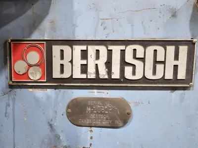USED BERTSCH 50-08NEW 1994CAPACITY 96" X 1/2"TOP ROLL DIAMETER 12"SIDE ROLLS DIAMETER 10"