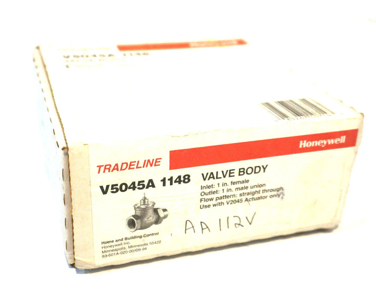 NEW HONEYWELL V5045A-1148 VALVE BODY 1" V5045A1148