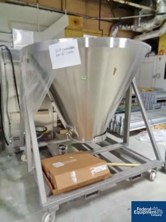 USED Vector Vector 120 Fluid Bed Dryer Expansion Chamber
