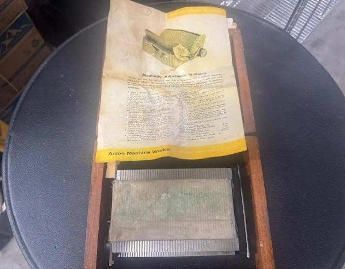 USED ANTON MACHINE WORKS V BLOCK