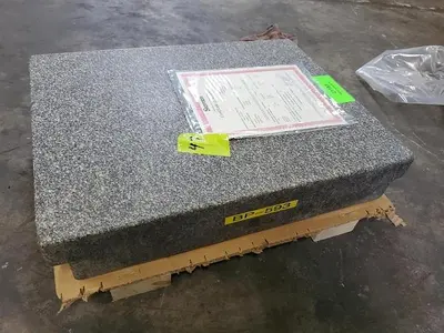 Used STARRETT _UNKNOWN_ Granite Surface Plates Pennsylvania US | Hildebrand Machinery Co. #1485895