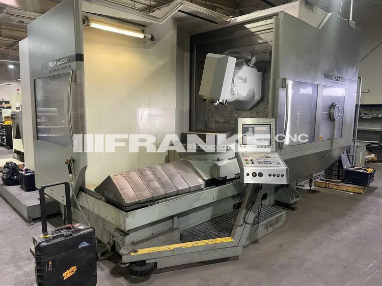 Used 2006 DMG MORI DECKEL MAHO DMU100P DUOBLOCK Vertical Machining Centers (5-Axis or More) | FRANKE CNC, LLC #1382684