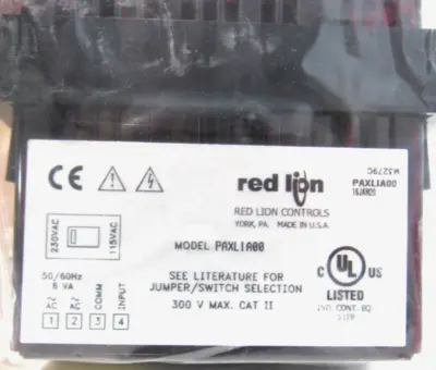 NEW RED LION CONTROLS PAXLIA00 CURRENT METER