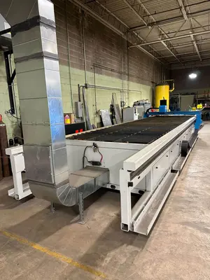 USED 2016 AKS P0624-585 ACCU-KUT CNC PLASMA TABLE -  HPR260XD