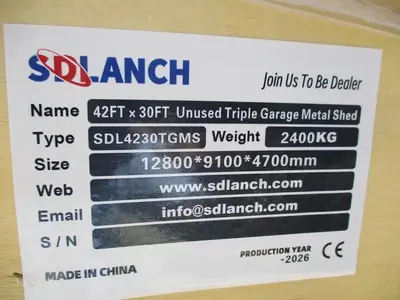 New | in-Stock SDLANCH _UNKNOWN_ Sheds Utah US | CSS Equipment Sales #1358188