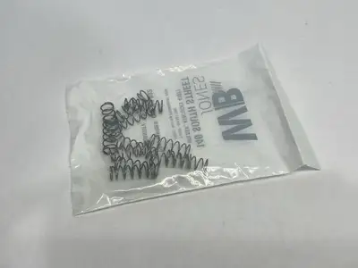 NEW WB JONES COMPRESSION SPRING, 1" LONG, 0.36" OD, 0.296" ID 12-PACK