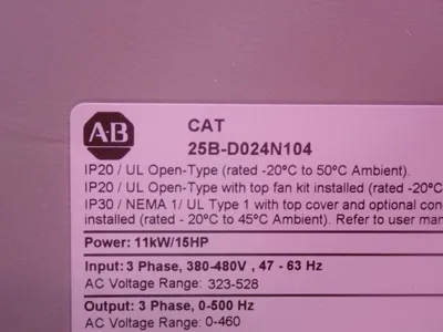 NEW ALLEN BRADLEY 25BD024N104