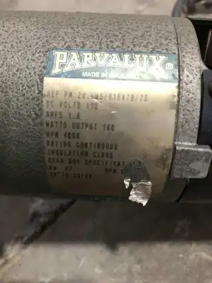 Parvalux Type WB DC Gearmotor 110VDC 4000RPM 160W 20/24:1