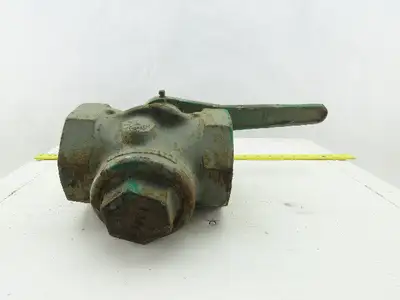 Homestead 1529B1 FIG-611 Semi Steel Plug Valve 2-1/2" NPT 200 OWG W/Handle