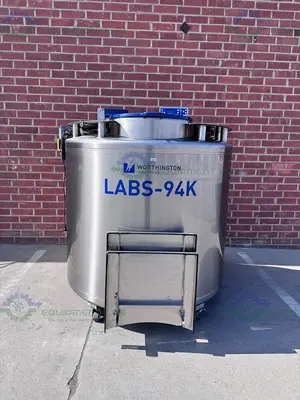 USED WORTHINGTON INDUSTRIES LABS-94K  LIQUID NITROGEN CRYOGENIC STORAGE TANK