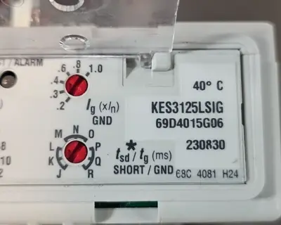 Cutler Hammer Eaton KES3125LSIG Amp Breaker Trip Unit (BIN433)