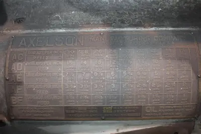 AXELSON 32 LATHE | Levy Recovery Group (7)