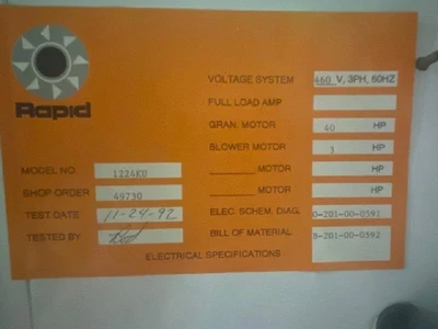 USED 1992 RAPID 1224KU
