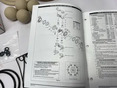 USED ARO DIAPHRAGM PUMP REPAIR KIT EXP FLD SECTION SERVICE