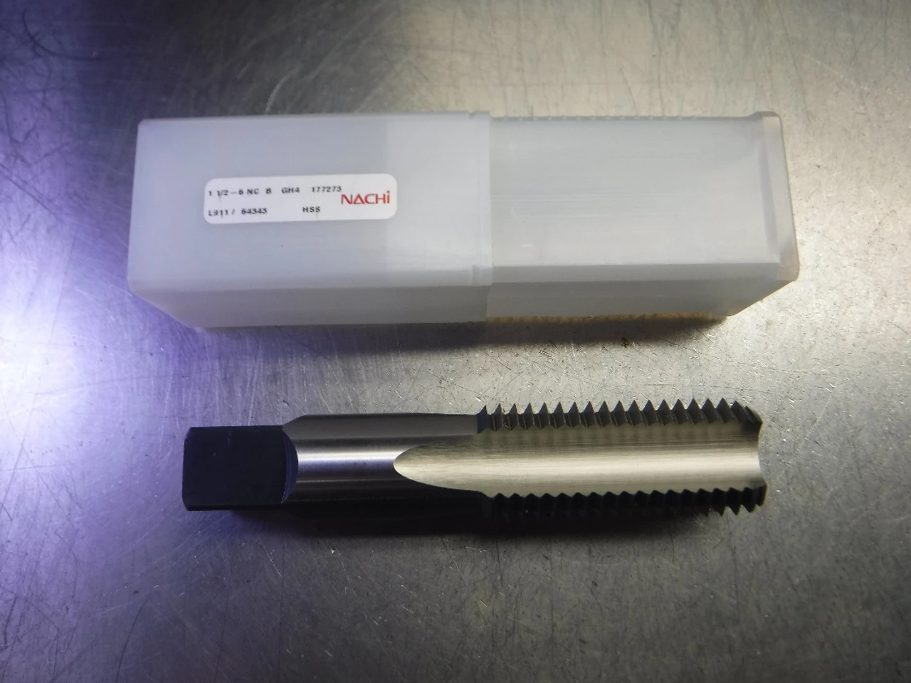 Nachi 1.5-6 NC GH4,4 Flute HSS Bottom Tap 1 1/2-6 NC B GH4 L911/64343 (LOC3423B)