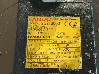 Used FANUC A06B0148B075 Motors (misc) Ohio US | HGR 24 #1301012