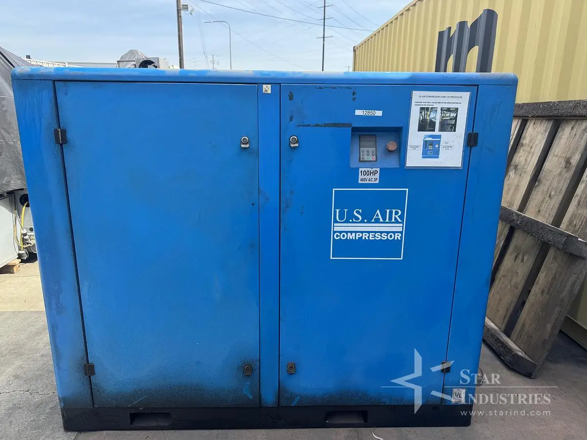 Used US COMPRESSOR US100DI Rotary Screw & Sliding Vane Air Compressors California US | Star Industries #1254561