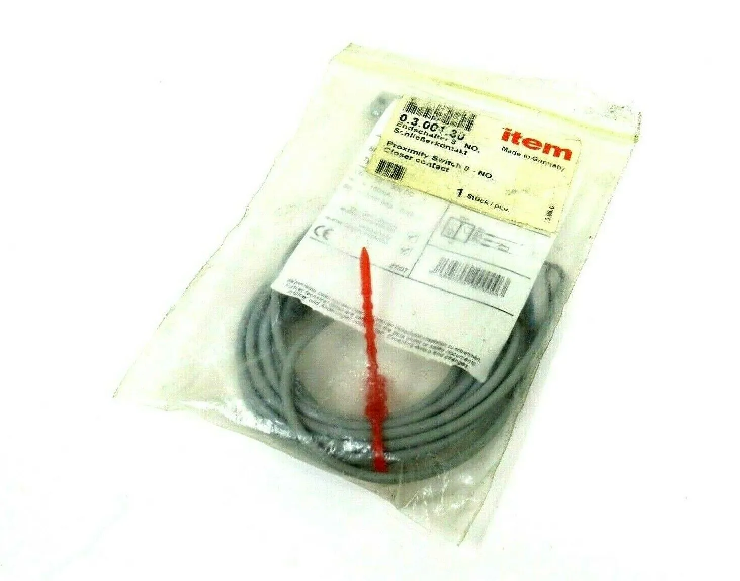 NEW ITEM 0.3.001.30 PROXIMITY SWITCH 8-NO 0300130 PNP-N0