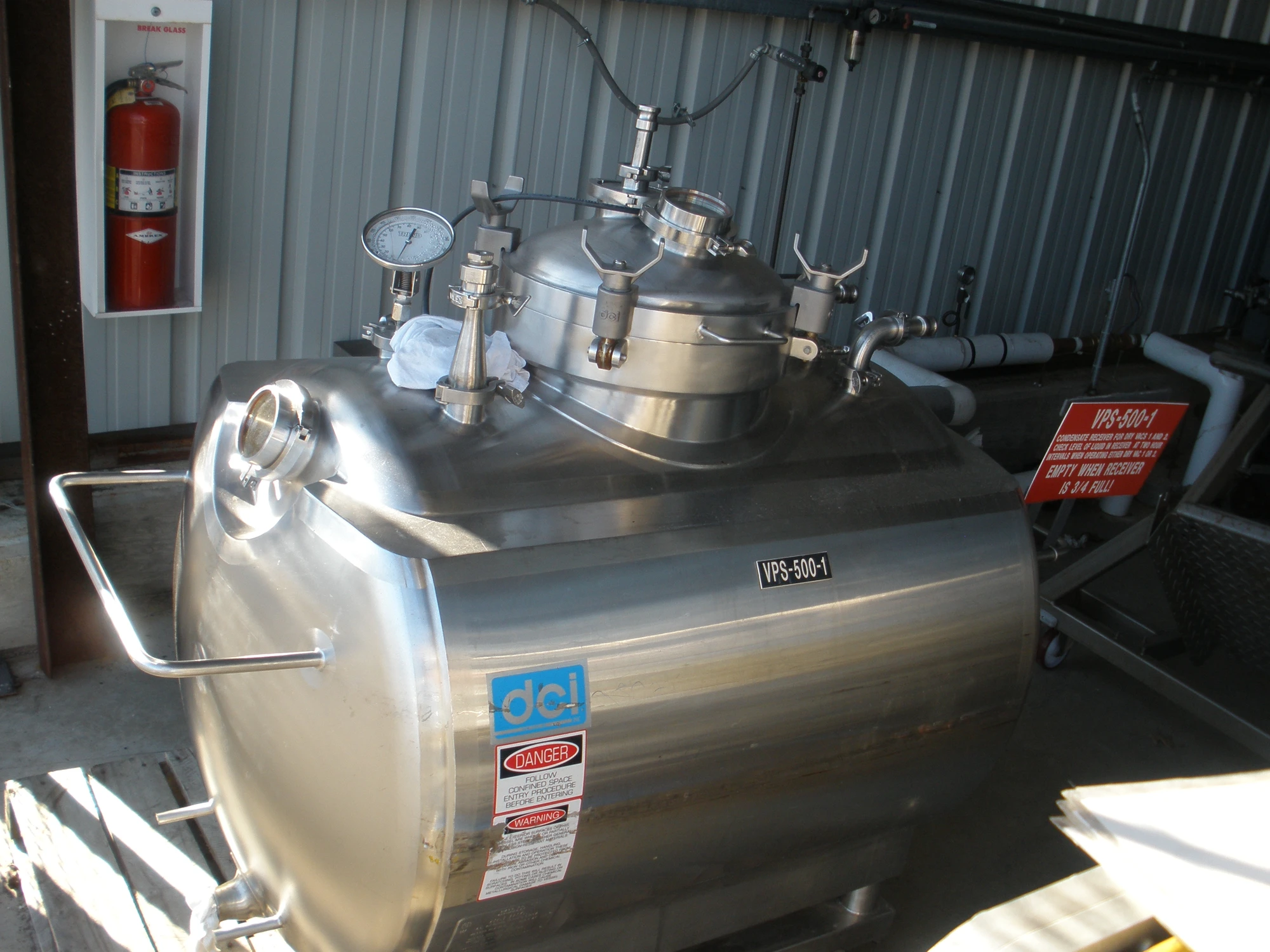 USED DCI, INC. 125 GALLON