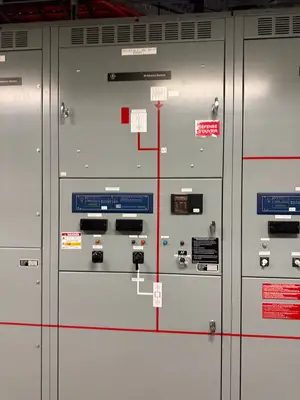 25kV Switchgear Lineup 1200A w/ Power Vac Breaker VB1 27.0-16-0