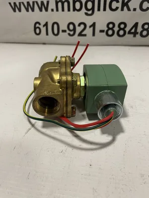 ASCO Red-Hat II 8210G095VM 3/4″ Brass 2-Way Solenoid Valve 10.1W