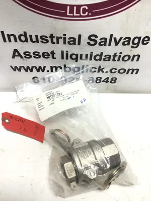 Dixon Ball Valve 101027421 CPLG HALF QK-K-LOK 1″ADPTR X FPT Stainless Steel