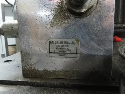 Haldex 6W632 Hydraulic Power Unit 15 Gal Tank 2.5gpm 3000psi 5Hp 230/460V 3PH