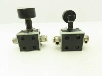 Numatics R22KG021 Pneumatic Air Pressure Regulator 1/4" NPT Ports Gauge Lot of 6