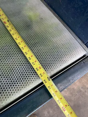 35" X 33" X 60" ELECTRIC FIRED PASS THROUGH DRYING OVEN. STOCK # 0310523.