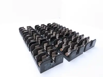 Bussmann J60030 11218 Fuse Block Panel Mount Class J 3 Pole 30A 600V Lot of 9
