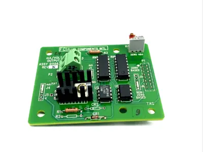 011563-02 | Fluid Components Intl.  Rev. K mA/Voltage Output Circuit Board - For parts or not working