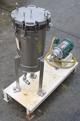 USED B & G MACHINE CO JACKETED BASKET FI BASKET FILTER
