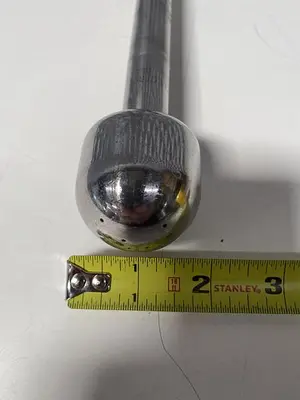 Stainless Steel CIP 2" Spray Ball w/ 11" Rod & 1/2" Sanitary Fitting for Tank