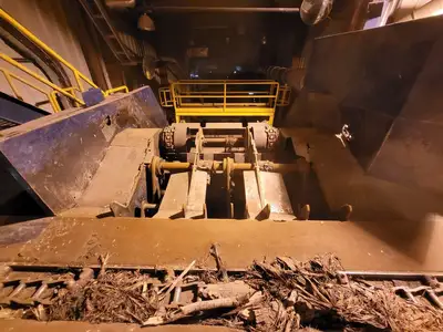 Infeed Log Conveyor for Chipper