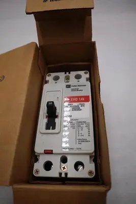 NEW EATON CORPORATION EHD2030L THERMAL-MAGNETIC CIRCUIT BREAKER STOCK 2587C