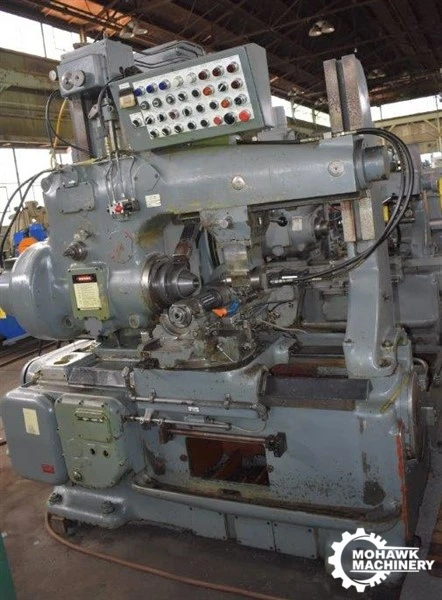 22-15 BOURN & KOCH/BARBER-COLMAN HORIZONTAL HEAVY-DUTY DOUBLE CUT GEAR HOBBER w/DOUBLE THREAD INDEX WORM - DIFFERENTIAL