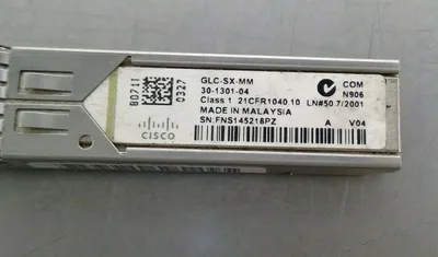 Cisco - GLC-SX-MM ( 30-1301-04 ) Optical Transceiver Module 3D