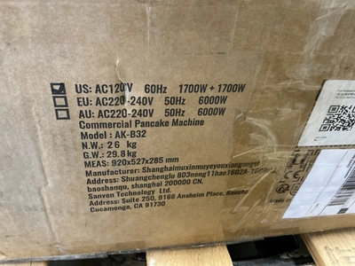 Used VEVOR AK-B32 Commercial Flat Top Griddles Michigan US | Miedema Asset Management Group #1325657