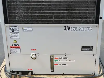 Kanto Seiki Oilmatic Hydraulic Oil Chiller 7 Pumps Multi In/Out 200/220V 3Ph