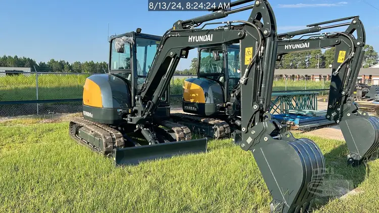 New | in-Stock 2024 HYUNDAI HX48AZ Crawler Excavators - Mini South Carolina US | National Equipment Dealers #1422344