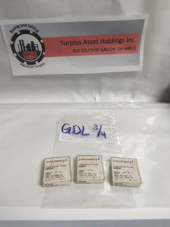 New | in-Stock MERSEN GDL-3/4 Miscellaneous Equipment (Electrical & Power) | Surplus Asset Holdings #1200536