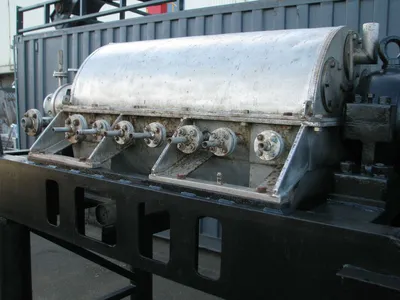 Krauss-Maffei KVZ-431 decanter centrifuge, 316SS.
