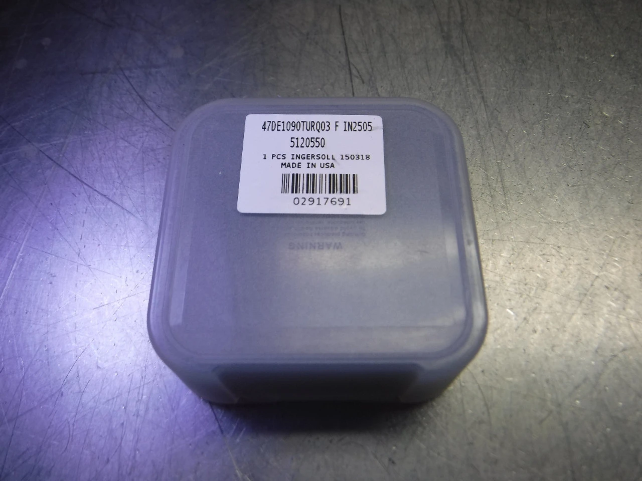 Ingersoll T15 1" 5 Flute Carbide Endmill QTY1 47DE1090TURQ03 F IN2505 (LOC3386)