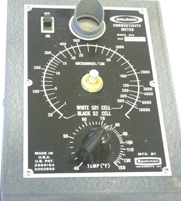 NEW BECKMAN CALGON CONDUCTIVITY METER MODEL GED