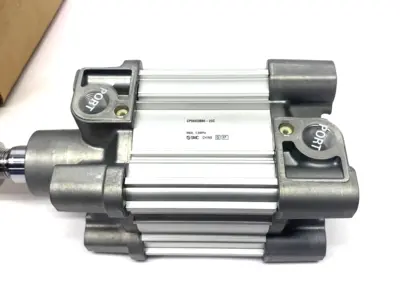 USED SMC TIE-ROD CYLINDER, CP96 PROFILE, DOUBLE ACTING