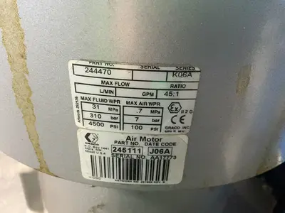 Used GRACO 245111 Chemical & Process Equipment Ohio US | HGR 24 #1446223