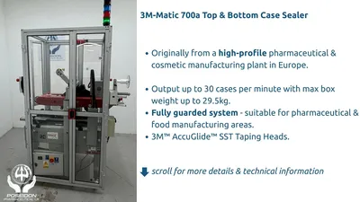 USED 2008 3M-MATIC Case Sealer
