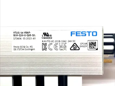 USED FESTO PNEUMATIC MANIFOLD ASSEMBLY