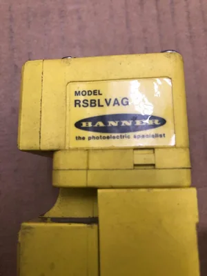 Banner RSBLVAG MAXI-BEAM Photoelectric Sensor 10-30VDC